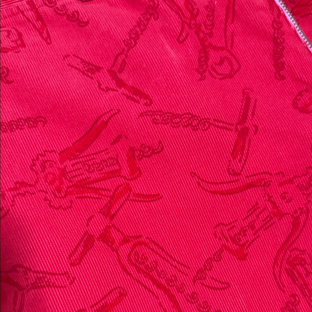 Lilly Pulitzer Vibrant Crimson Corduroy Pants